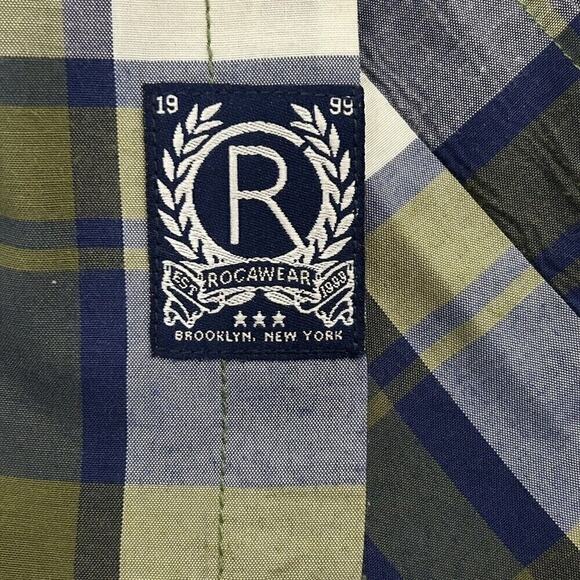 Rockwear Men's Check Button Up Long Sleeve Shirt Multi-Color Size 3X #K1360 - Picture 7 of 9